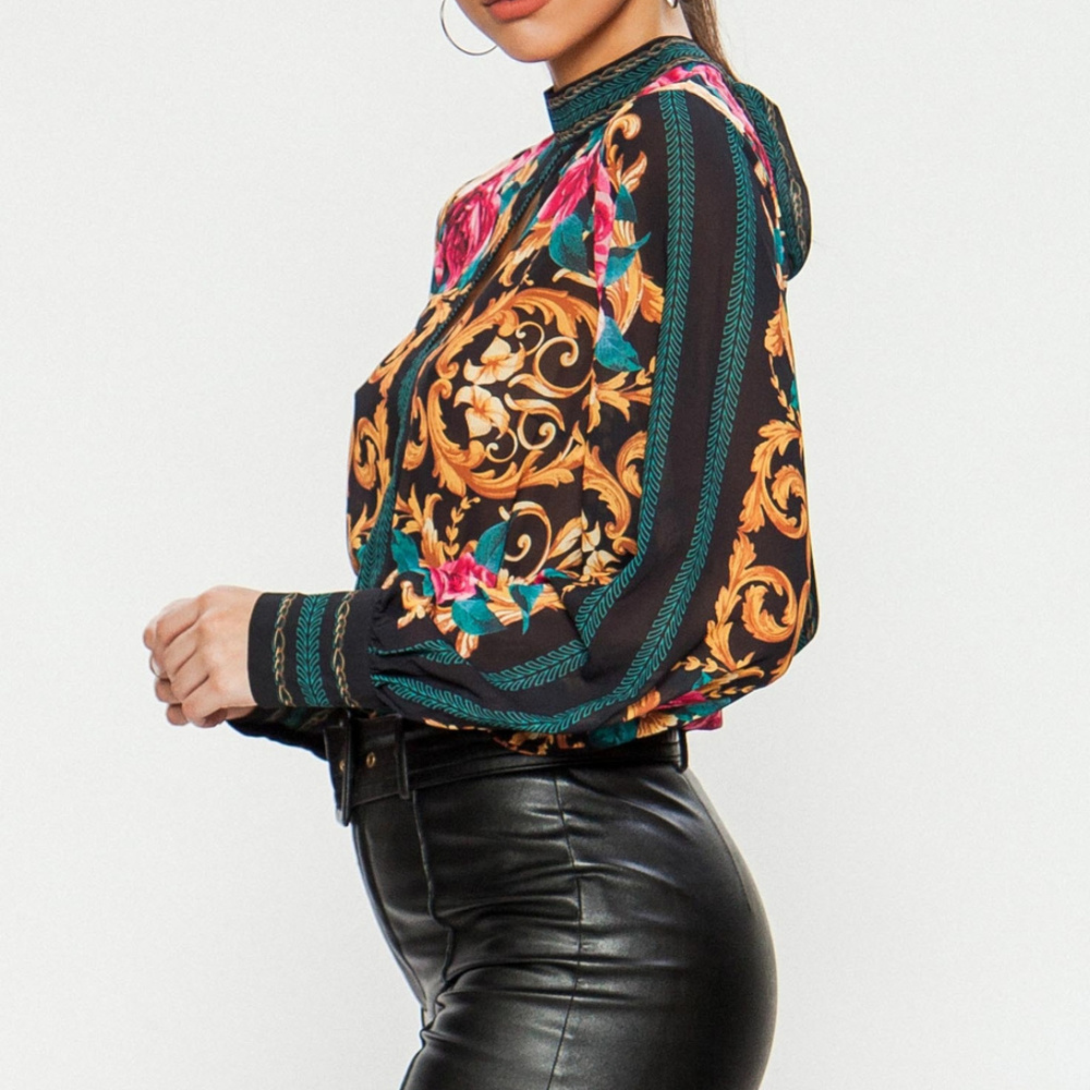 Jealous Tomato Floral Bodysuit Last 1 Size Small - Picture 5 of 5